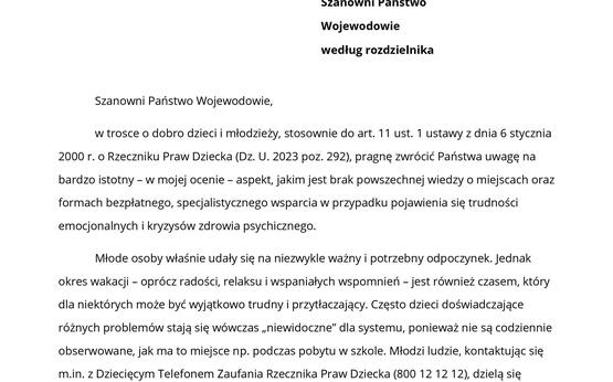 Wyst%c4%85pienie do wojewod%c3%b3w w sprawie zlecenia jst przygotowania i udost%c4%99pnienia informacji dla mieszka%c5%84c%c3%b3w o miejscach udzielaj%c4%85cych pomocy psychologicznej  psychiatrycznej oraz z zakresu interwencji kryzysowej page 01